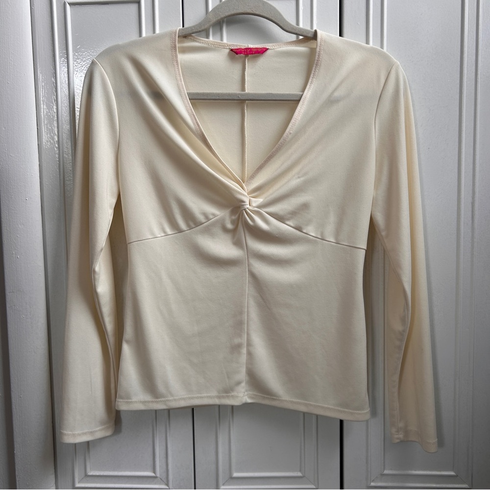 Vintage Cream Long Sleeve Top